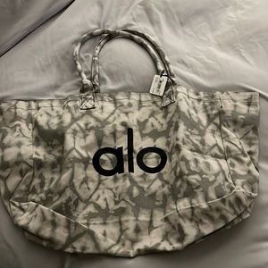 Alo large canvas tote bag NWT